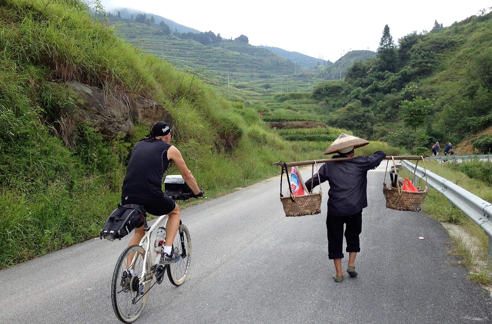 cycling rural China